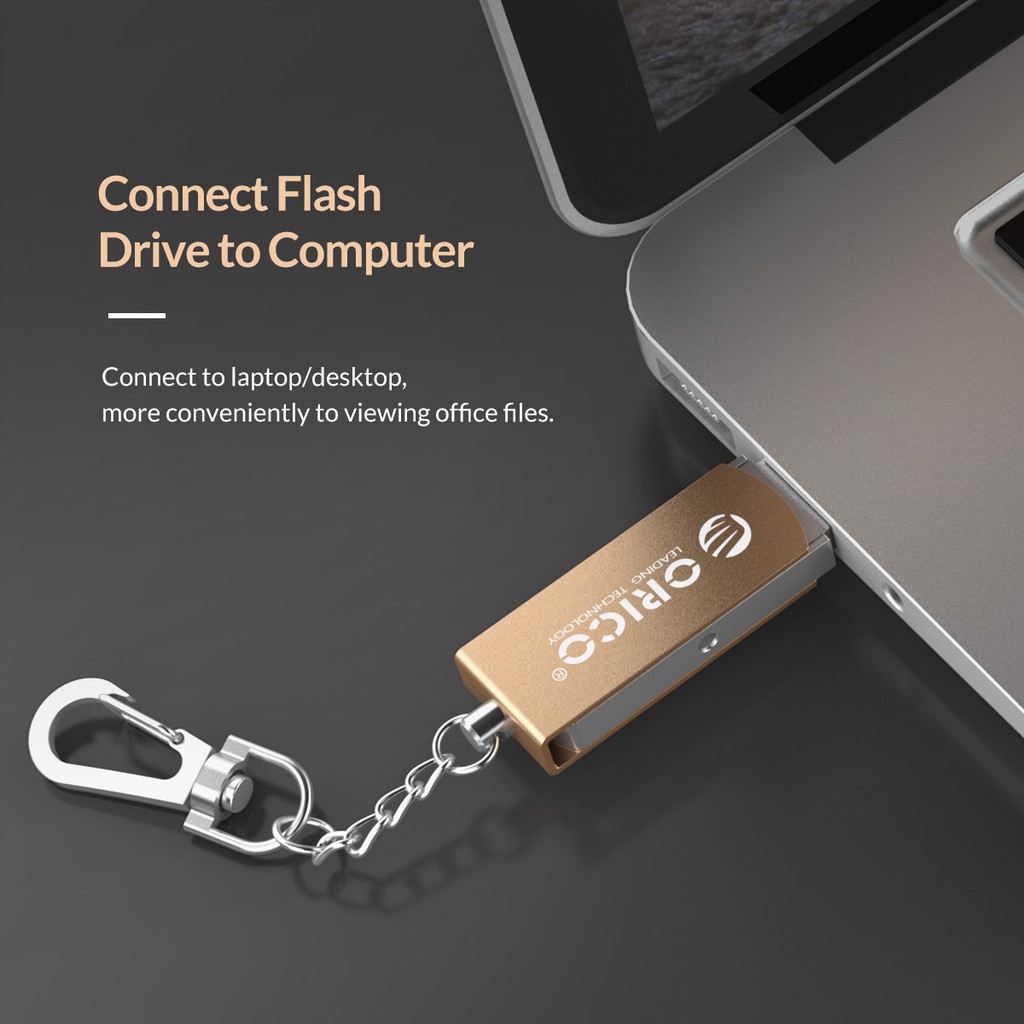 [ORICO] USB2.0 u disk Ổ đĩa u flash hợp kim kẽm 16G / 32GB / 64GB / 128GB（FL-HS32-RD）