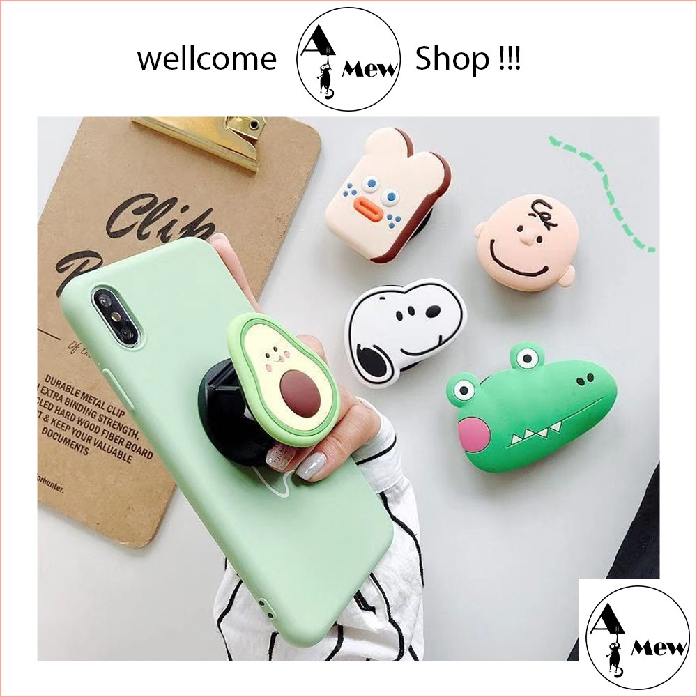 SỈ POP SOCKET - Combo Giá Đỡ Dán Chống Lưng Cho Điện Thoại - A MEW SHOP