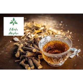 Trà Cam thảo khô thái lát Minh Anpha (dưỡng nhan, thanh nhiêt, ngọt, thơm)