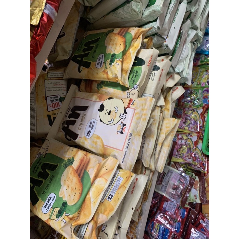 [Mã 1511FMCGSALE giảm 8% đơn 500K] Bánh gạo nướng AN vị Tự Nhiên/ Rong Biển/ Cá Nhật