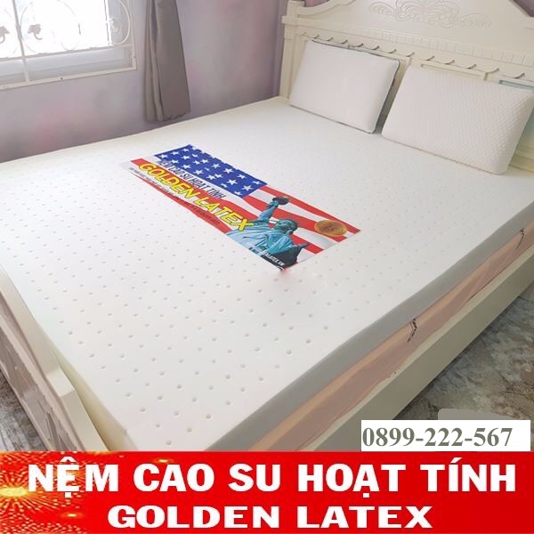 Nệm Cao Su Hoạt Tính GOLDEN LATEX khuyến mãi