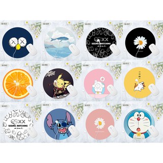[22x22x0.3 cm]Miếng lót chuột dễ thương hình tròn đường kính 22 cm mẫu mới