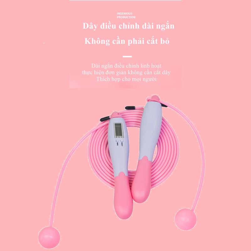 Dây Nhảy Đếm Số Vòng Tự Động, Dây Nhảy Không Dây, 4 Chế Độ, Chống Trượt AOKI