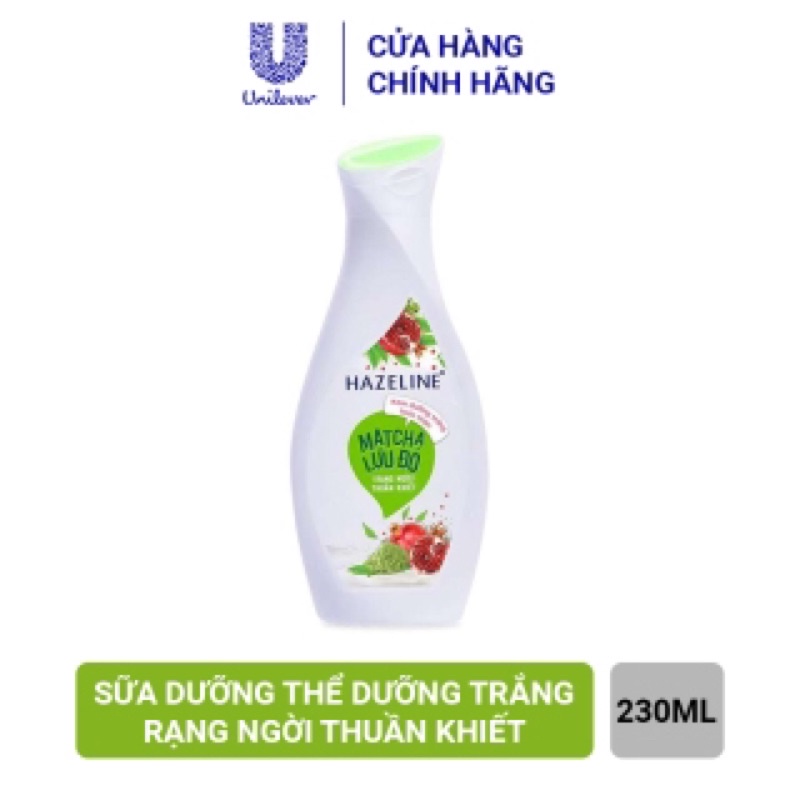 SỮA DƯỠNG THỂ TRẮNG TOÀN THÂN HAZELINE 230ml