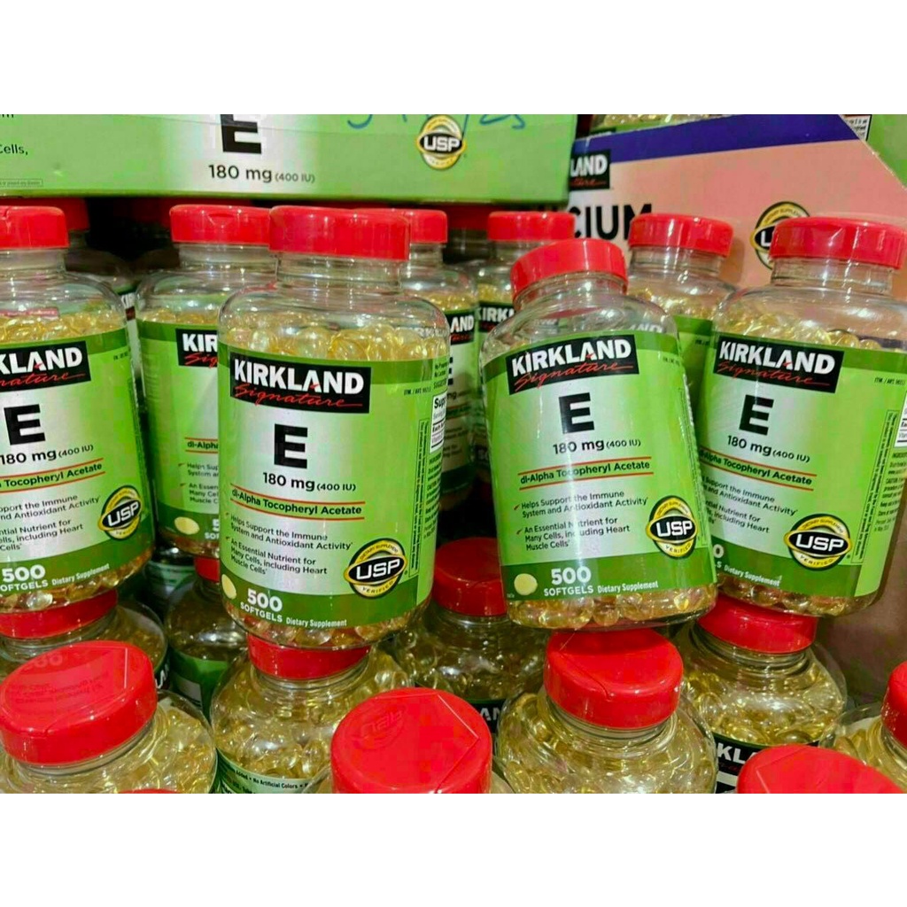 Viên Uống Bổ Sung Vitamin E kirkland - 500 Viên