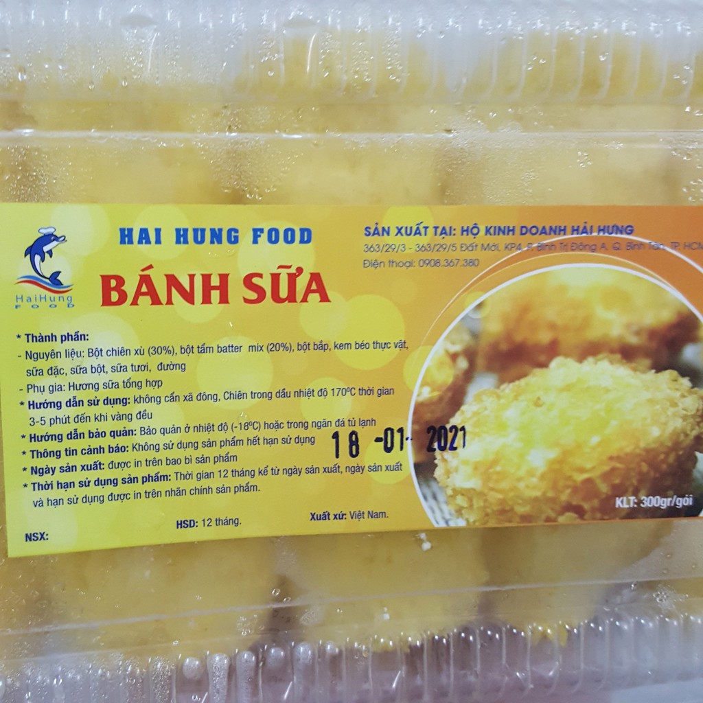 Bánh Sữa Tươi 500g