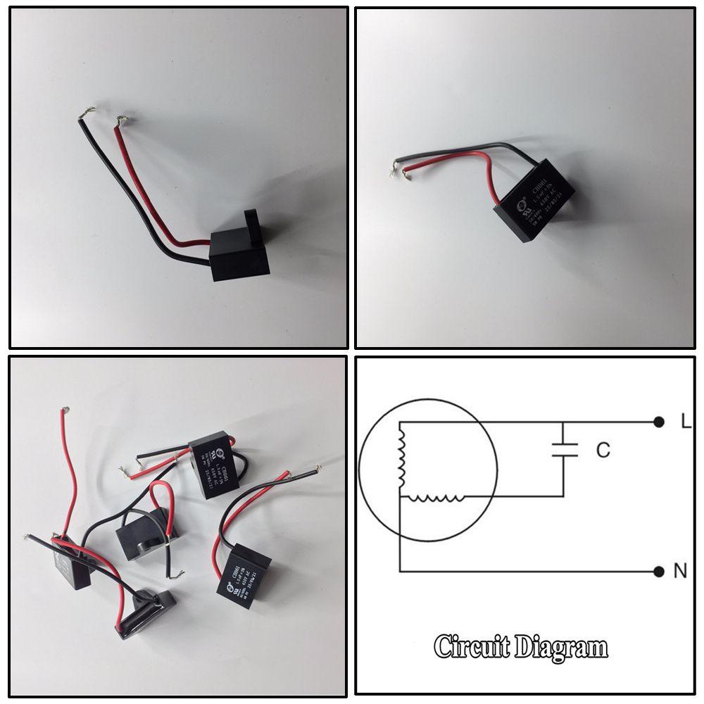 Tụ Điện Động Cơ Cao Cấp Yan1 AC 450V 1.5 / 2uF CBB61