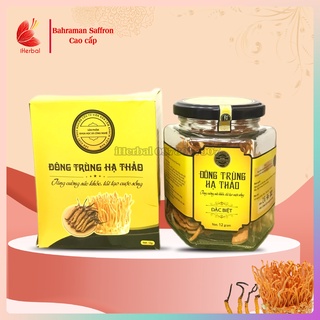 ĐÔNG TRÙNG HẠ THẢO loại cao cấp SẤY THĂNG HOA THƯỢNG HẠNG lọ thủy tinh 12gr , chính hãng Viện Hàn Lâm