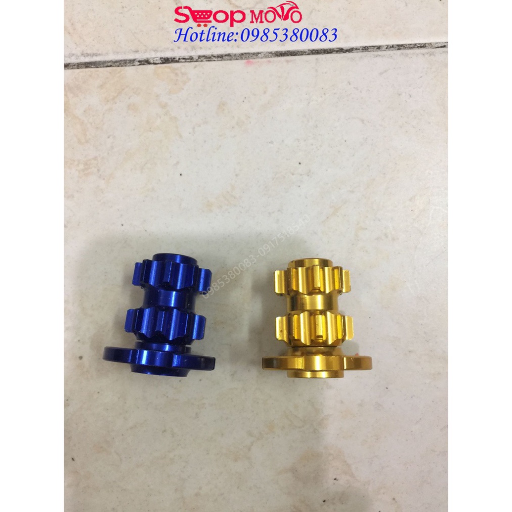 Móc chìa khóa bánh răng hợp kim nhom cnc Ảnh thật Sp