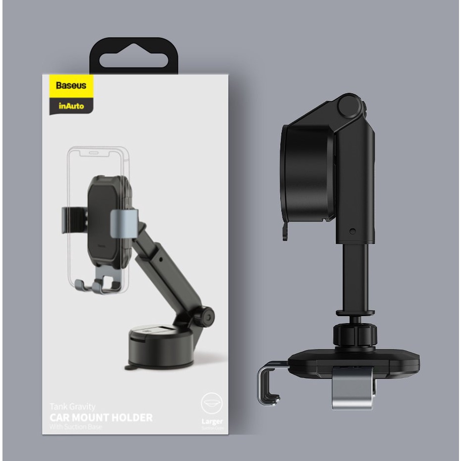 CHÍNH HÃNG Giá ĐẾ đỡ điện thoại hút chân không gắn kính hoặc táp lô ô tô Baseus SUYL - TK01