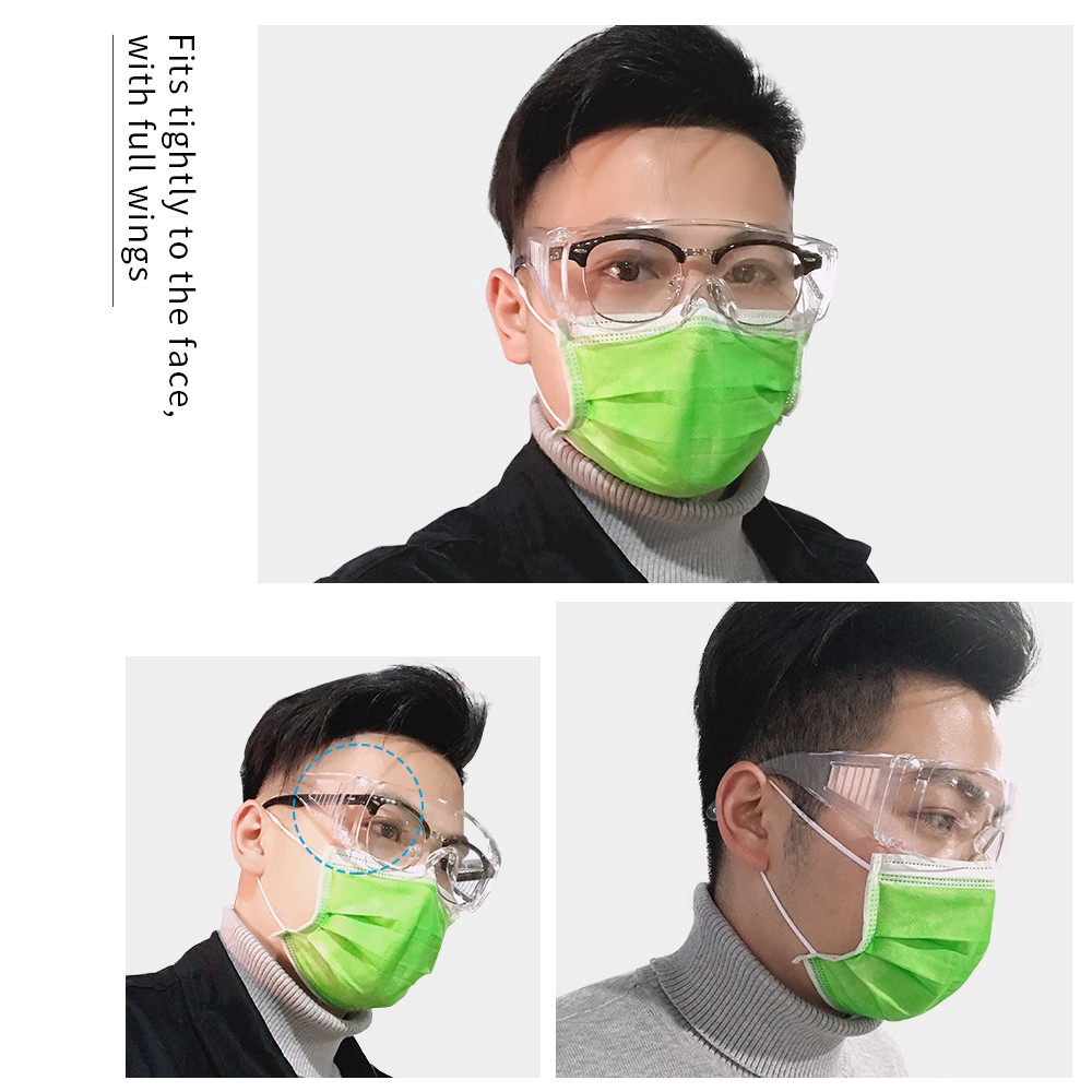 Face Shield Kính Chống Giọt Bắn Bảo Hộ Chống Dịch Kính Bảo Vệ Mắt Goggles