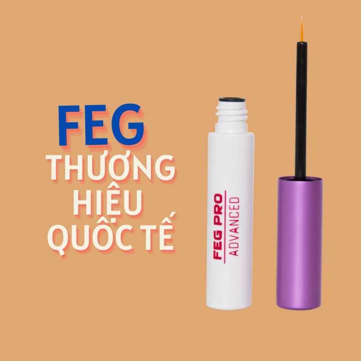 [CHÍNH HÀNG] Dưỡng mi FEG Pro-Advanced- Dưỡng mi chắc khỏe phục hồi lông mi-nang lông bị tổn thương-