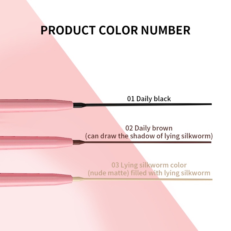 1 Bút Kẻ Mắt Dạng Gel Siêu Mịn / Bút Kẻ Mắt Chống Nước Chống Mồ Hôi Chống Nhòe Lâu Phai Nhiều Màu Sắc Lựa Chọn