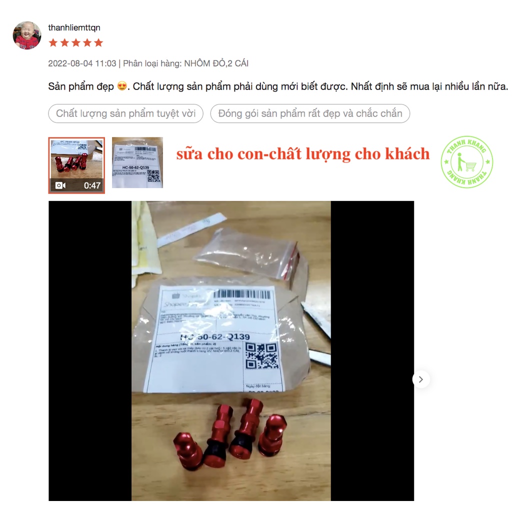 Thanh lý van vòi xe máy (bán từ 2 cái hoặc 5 cái) các loại dành vỏ không ruột thanh khang VV.