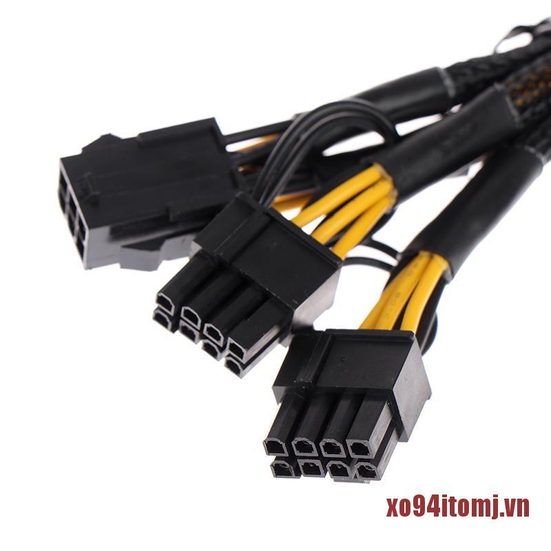 Card Đồ Họa Xmj Pci-E 6pin Female Sang 8pin (6 + 2) | BigBuy360 - bigbuy360.vn