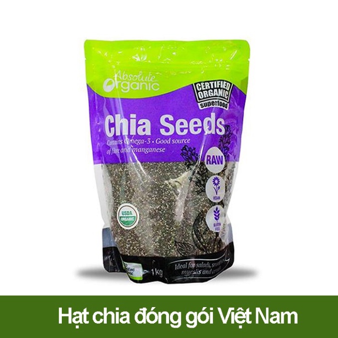 Hạt chia [FREESHIP] Hạt chia Úc Absolute Organic mới nhất