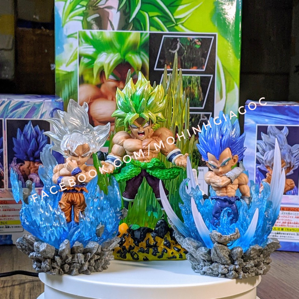 Mô hình Super Saiyan Son Goku / Vegeta / Super Saiyan Broly và Quy lão Kamê WCF / Võ Thiên Lão Sư / Figure Dragon Ball Z