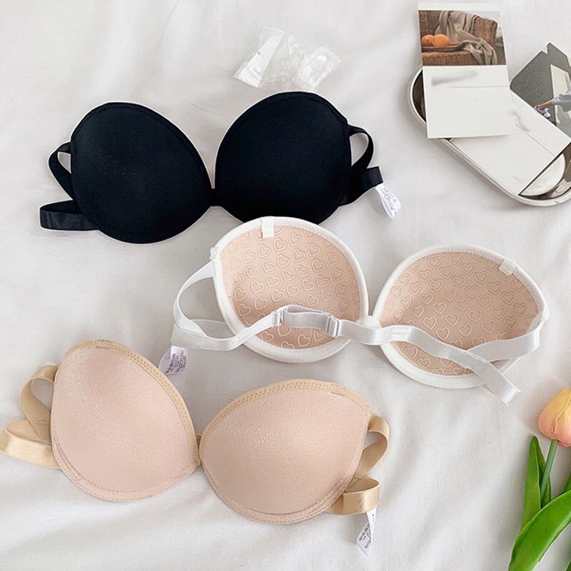 (Tặng quai trong) Áo Lót Nữ, Áo Bra Cúp Ngực Đệm Tim Xuất Nhật Cực Xinh