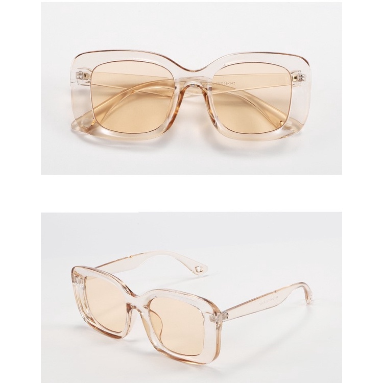 HOT HOT. Kính râm nữ vuông Âu Mỹ 2022 mới gọng lớn - KM42