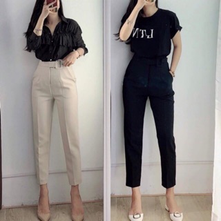 - Quần baggy đai vải