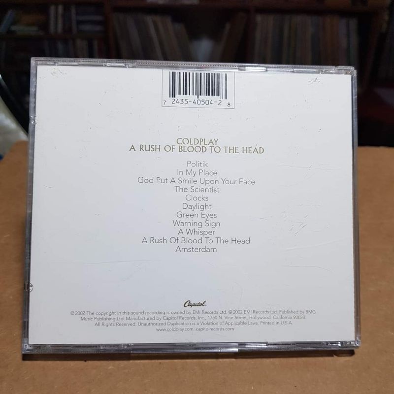 Cd COLDPLAY - để tên thật sẽ bị xoá :)) CD