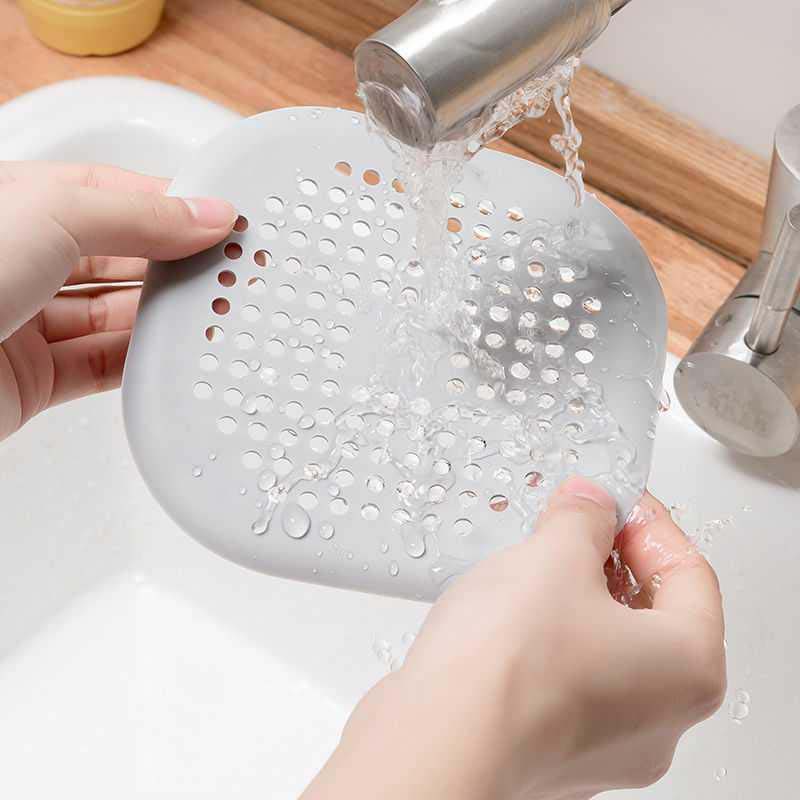 Nắp Chặn Lỗ Thoát Nước Bồn Rửa/Sàn Nhà Tắm Bằng Silicone Chống Rỉ Sét