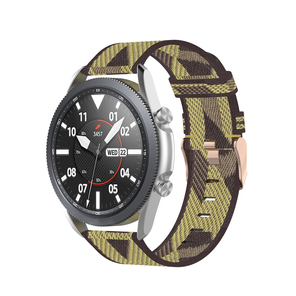 Dây vải họa tiết cao cấp cho đồng hồ điện tử thể thao thời trang Galaxy Watch / Huawei / Amazfit / Garmin PKHRSMS002