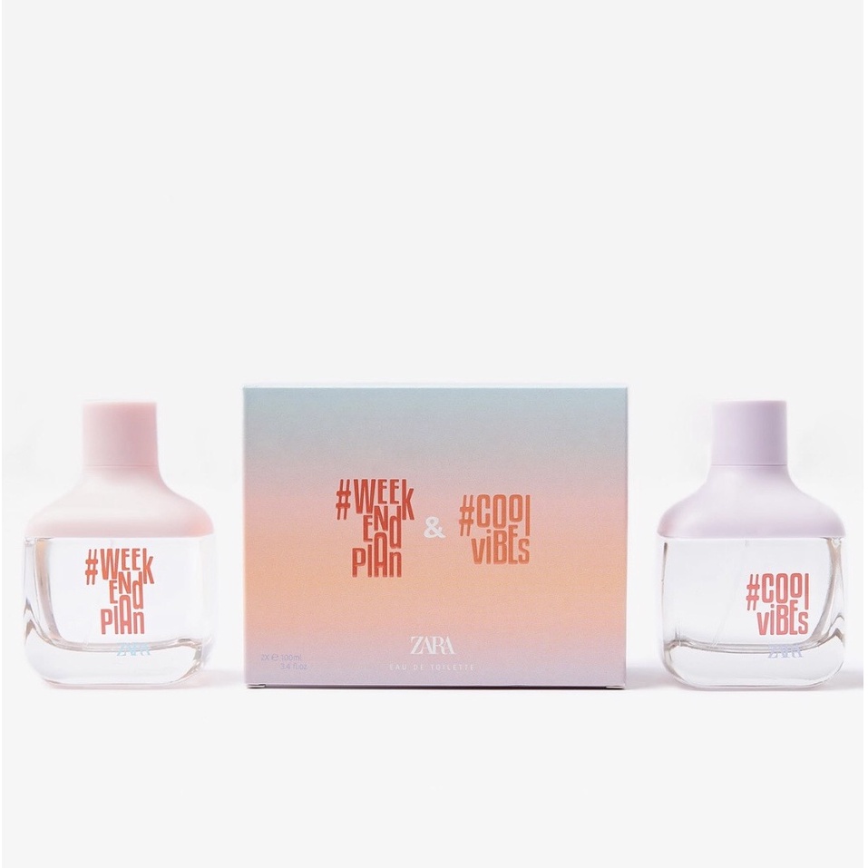 SET NƯỚC HOA CHO BÉ ZARA WEEKEND PLAN + COOL VIBES EDT 100 ML (3.4 FL. OZ)