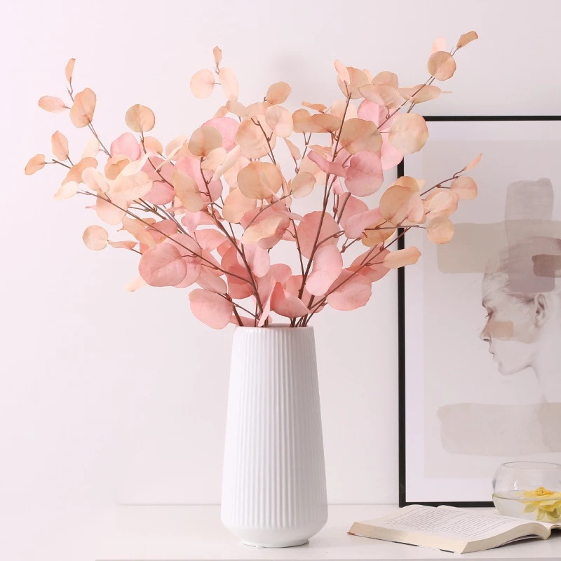 1 Nhánh Lá Khuynh Diệp Nhân Tạo Trang Trí Phòng Khách/Chụp Ảnh