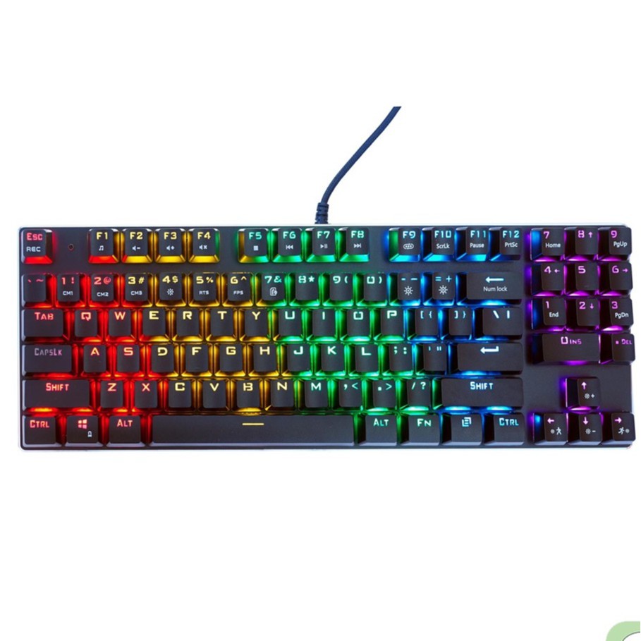 Bàn phím cơ Zero metoo z56 led rainbow (TKL có numblock)