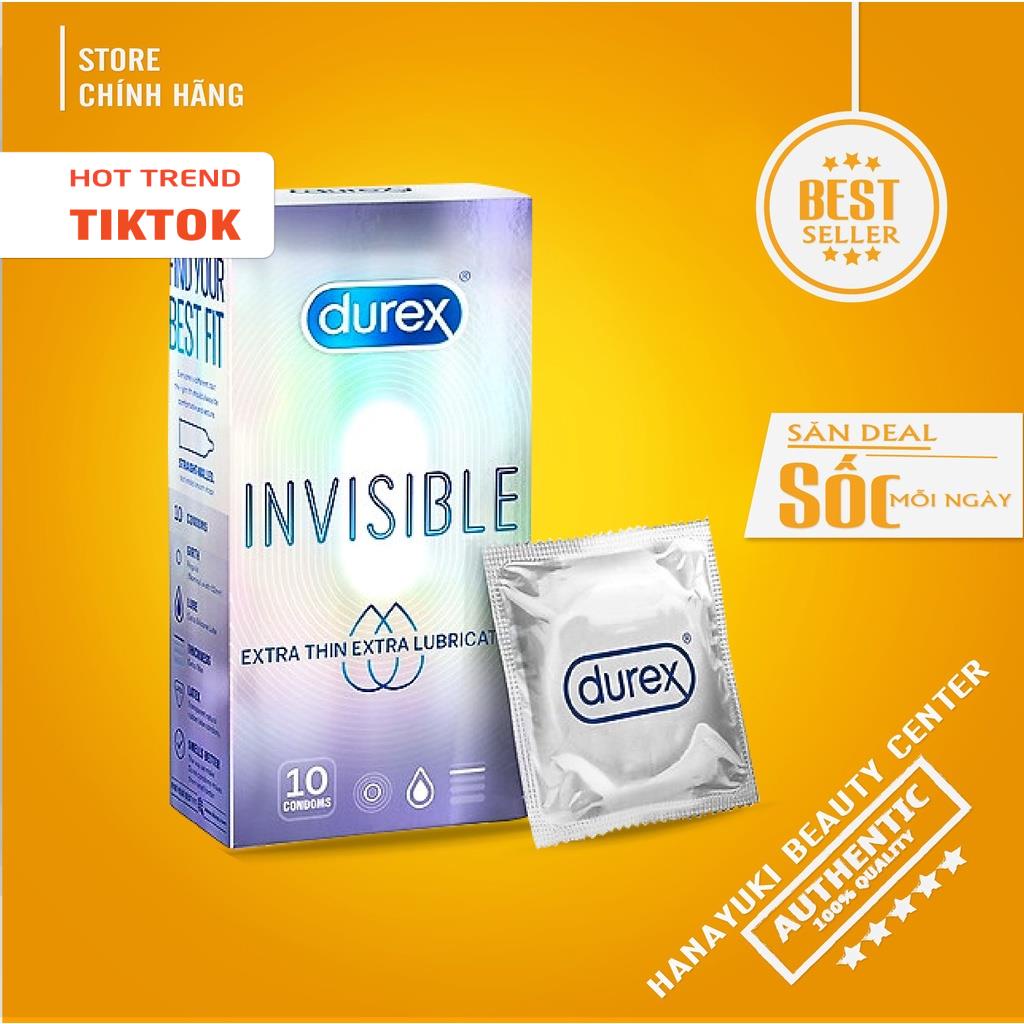 - 1 cái Bao cao su siêu mỏng vô hình Durex Invisible tăng khoái cảm chân thật nhất - 1cái