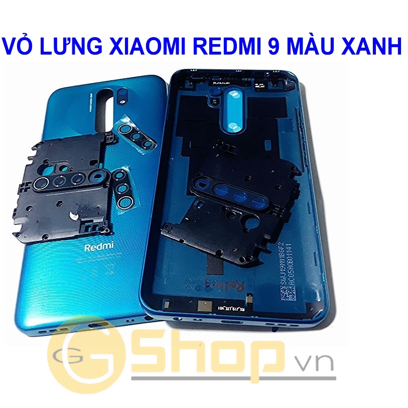 VỎ LƯNG XIAOMI REDMI 9 MÀU XANH