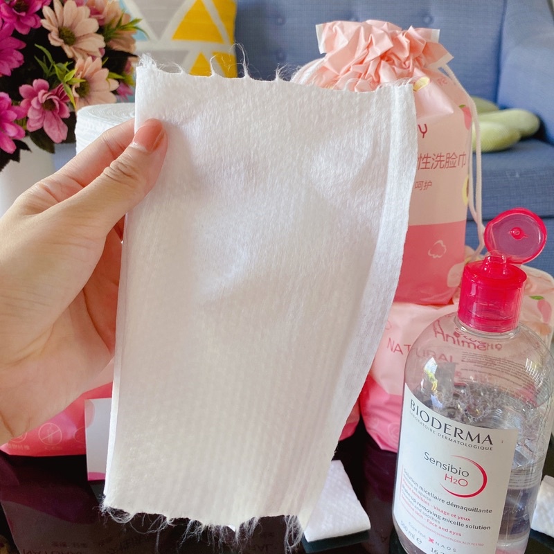 Khăn mặt khô Animerry dùng 1 lần lau khô, lau ướt , Giấy lau mặt dùng một lần