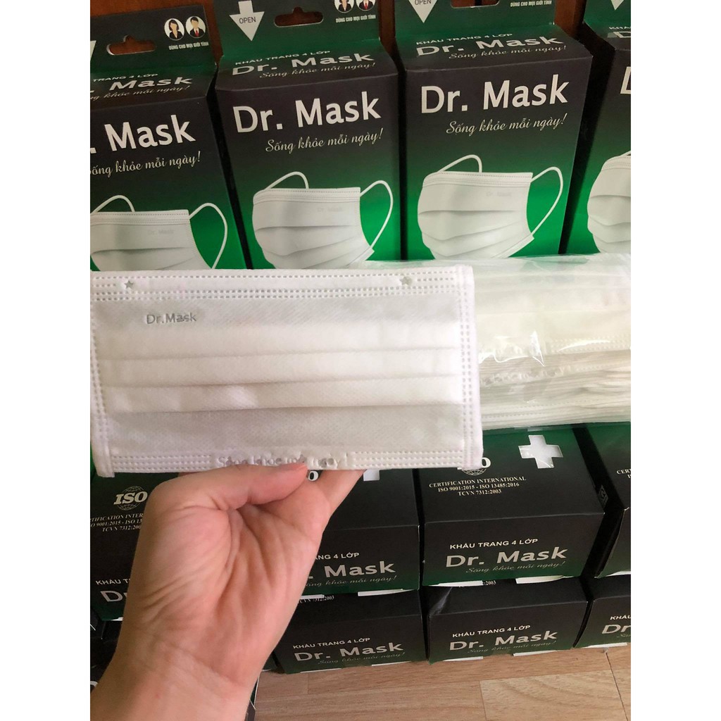 Hộp Khẩu trang Dr. Mask 4 lớp 30 chiếc