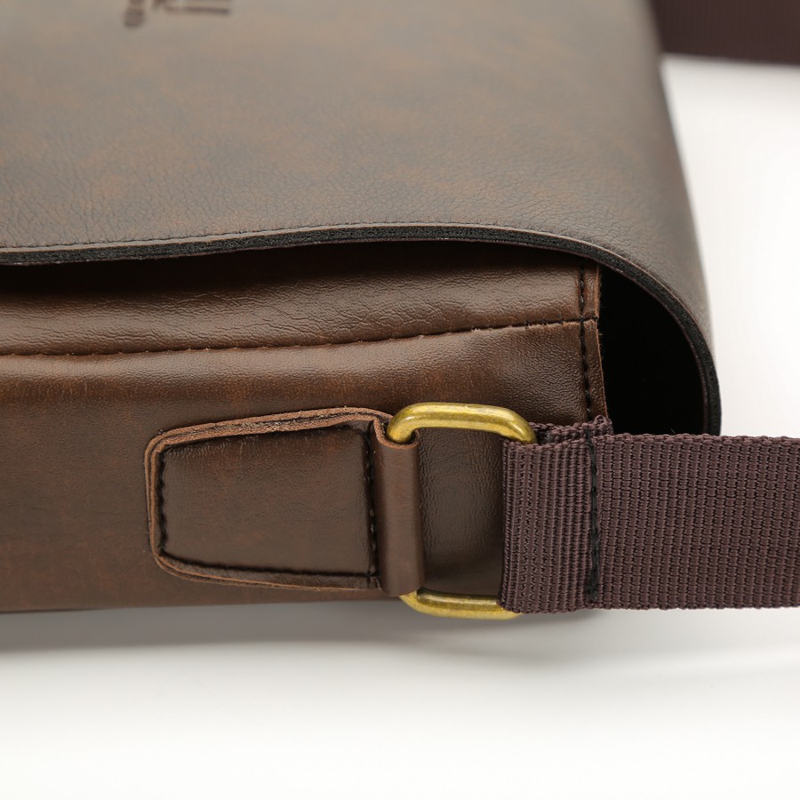 [Mã MABR30FA giảm 10% tối đa 30k đơn 99k] Túi Đeo Chéo Nam 4U Thời Trang D267 (đen -nâu) | BigBuy360 - bigbuy360.vn