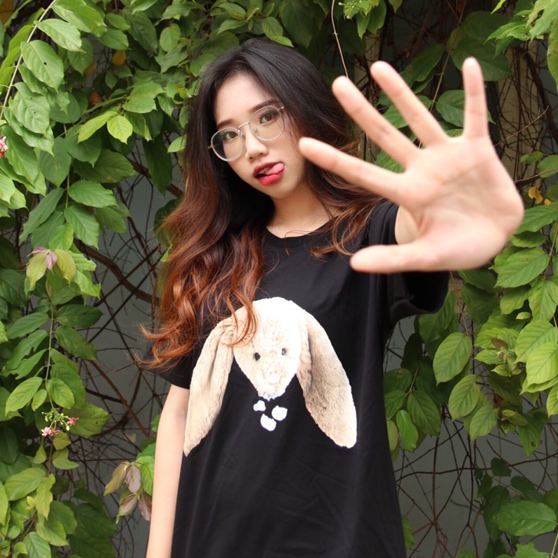 Áo Thun Tay lỡ Thỏ SGES Phông Unisex Nam Nữ | BigBuy360 - bigbuy360.vn