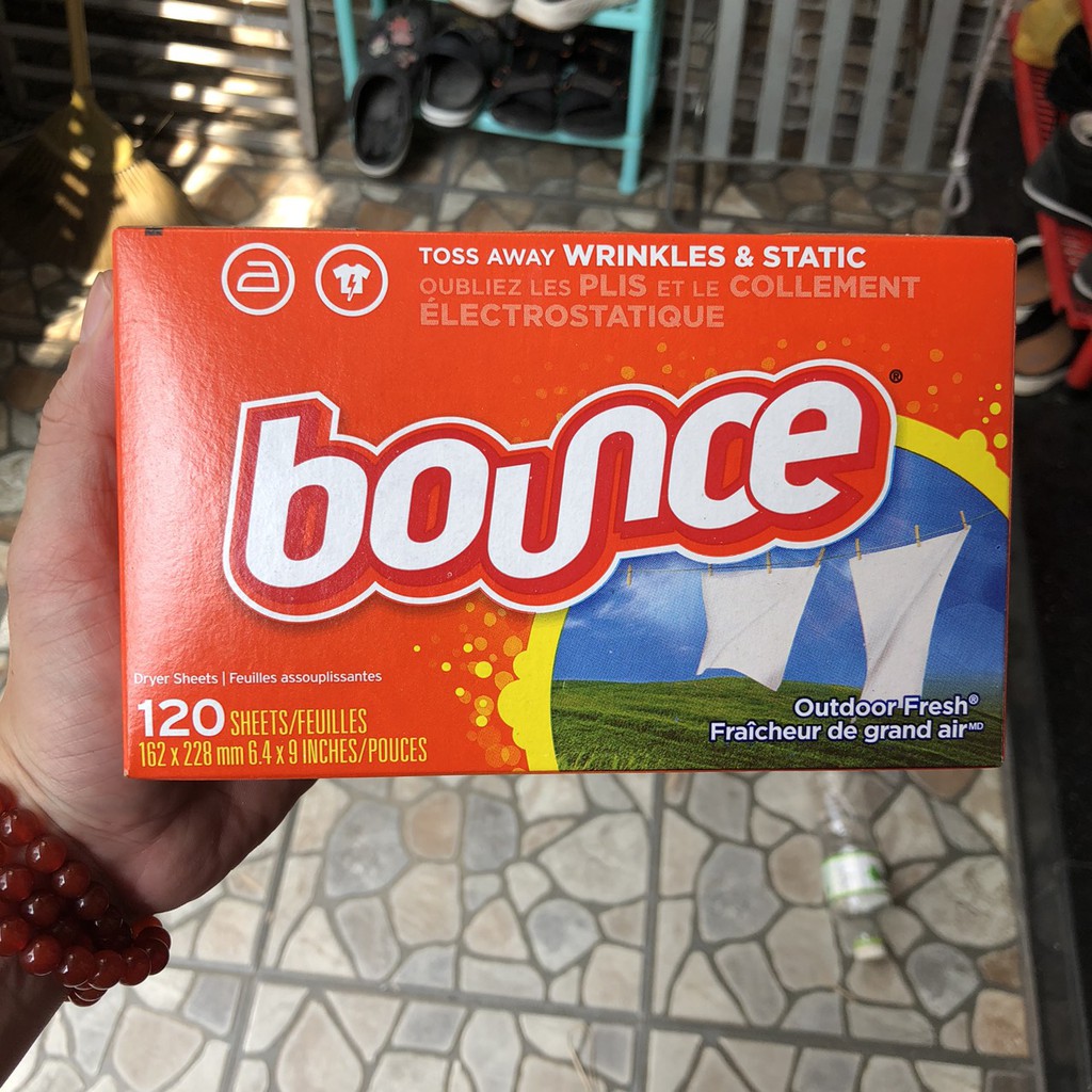 Giấy thơm và mềm vải Bounce - 120 tờ