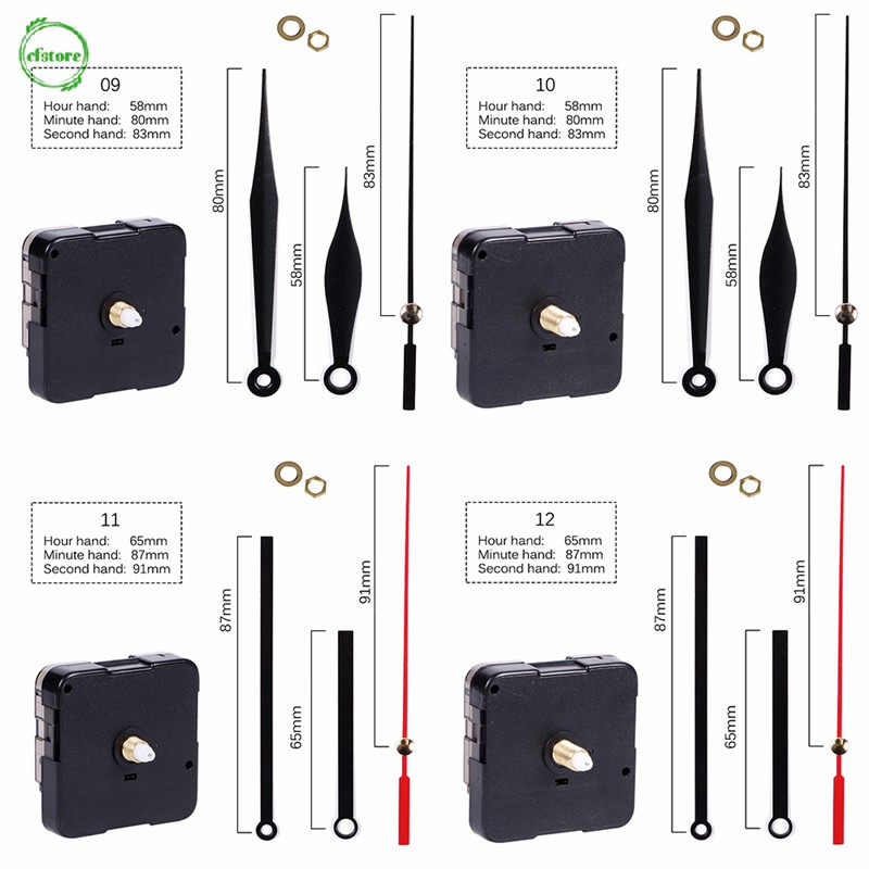 Bộ cơ cấu máy sửa chữa thay thế đồng hồ kim thạch anh chiều dài 12mm chiều dài ren 5mm
