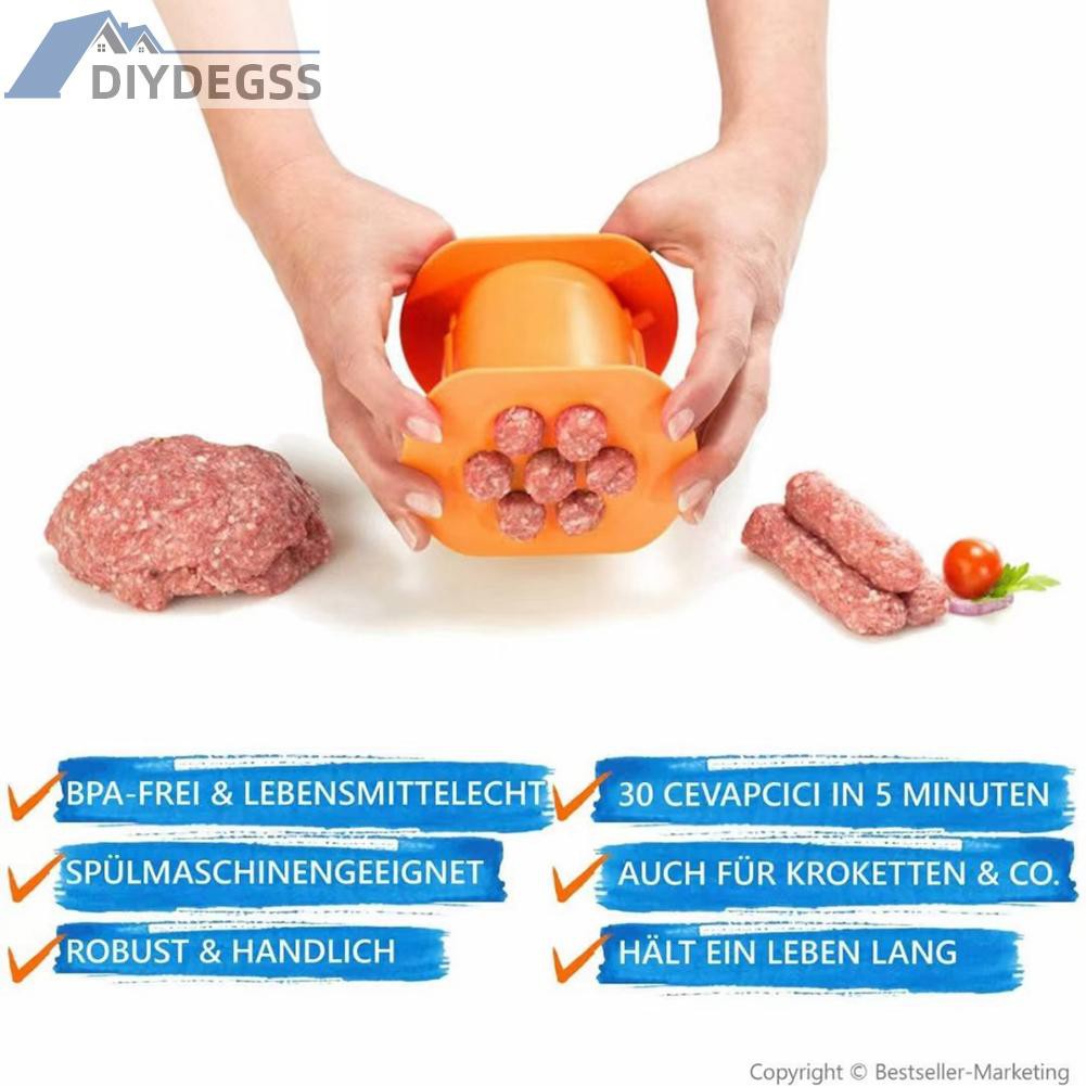 Diydegss2 Meat Filler Sausage Hot Dog Machine Meat Strip Press Rapid Prototyping Tool