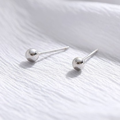Khuyên Tai Bạc Ta, Khuyên Tai Nữ Chất Liệu Bạc Xinh Xắn Không Xỉn Màu, Bông Tai Bạc - Mã TSJB03