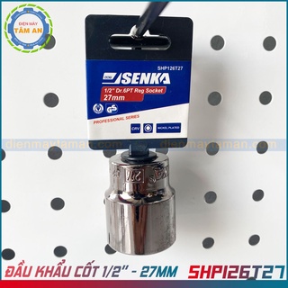 Đầu tuýp lục giác 27mm cốt 1/2 inch hiệu senka