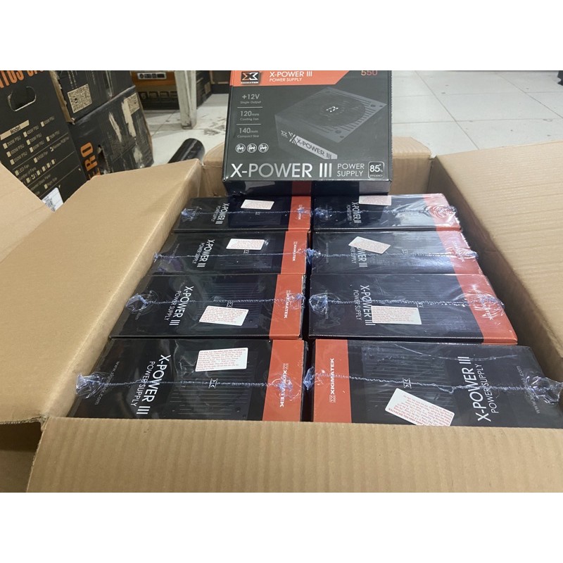 Nguồn máy tính XIGMATEK X-POWER III X-550  500w - Phiên bản mới 2020