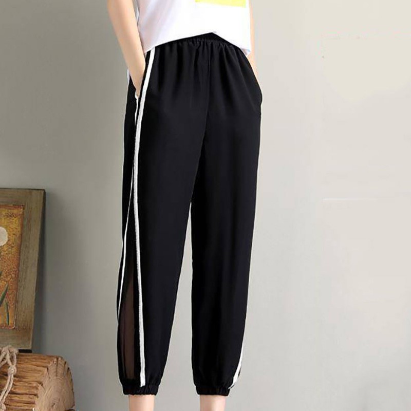 Quần lửng ống rộng phong cách năng động trẻ trung dành cho nữ | BigBuy360 - bigbuy360.vn