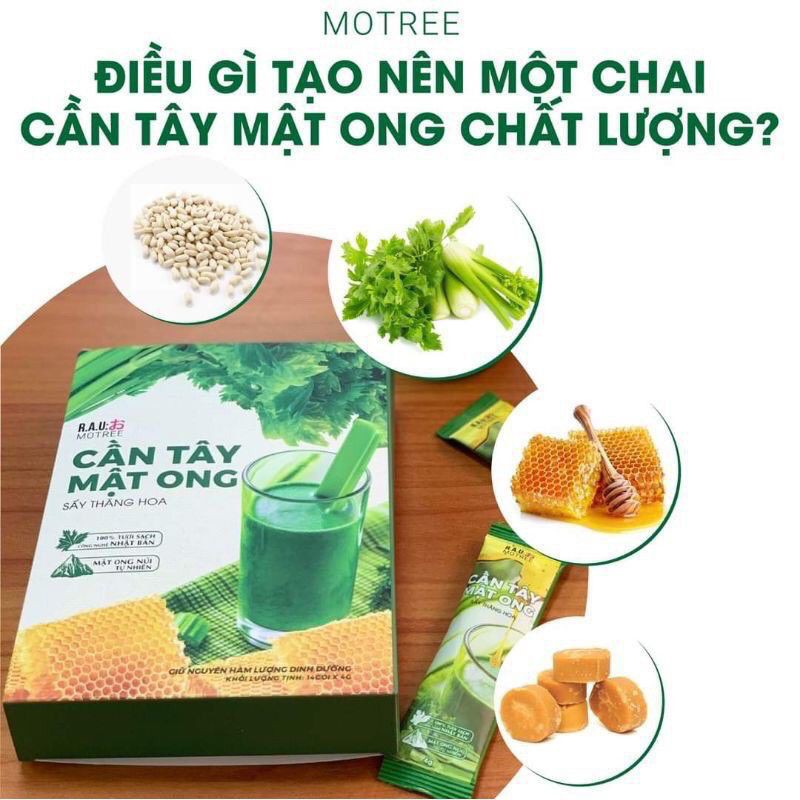 Bột cần Tây mua 3 hộp tặng 1 bình thủy tinh cao cấp