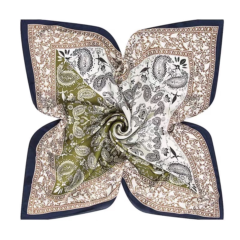 Khăn choàng vuông phong cách Hàn Quốc thời trang 70cm dành cho nữ Wj1026