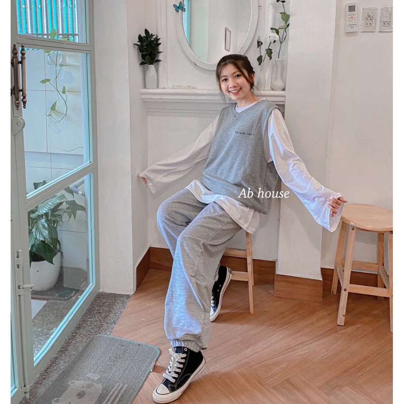 Áo Gile Nỉ Nam Nữ - Glow Gile Oversize Unisex | BigBuy360 - bigbuy360.vn