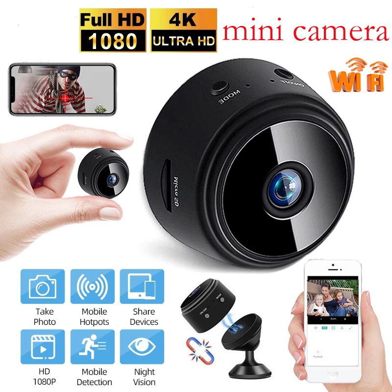 Camera an ninh không dây kết nối wifi A9 HD 1080p góc rộng | BigBuy360 - bigbuy360.vn