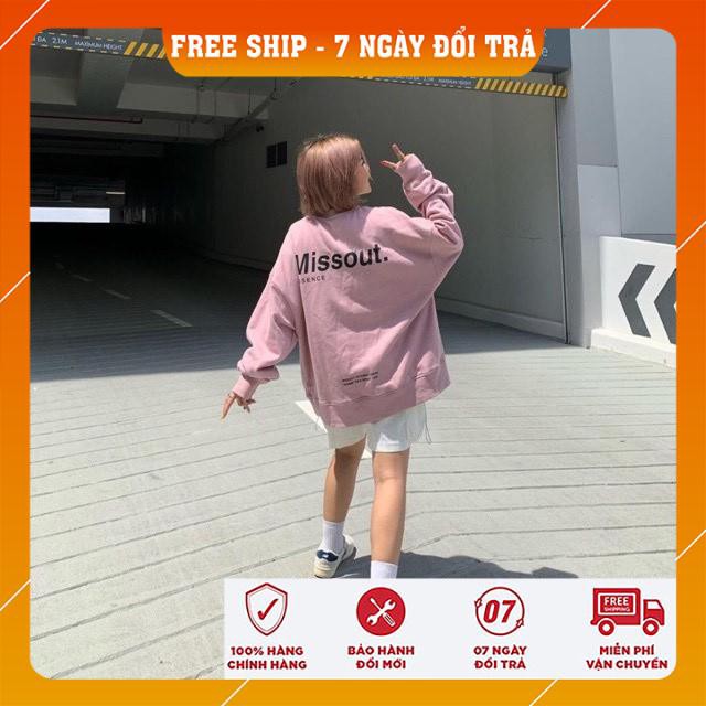 ÁO SWEATER form rộng MissOut unisex nam nữ siêu chất