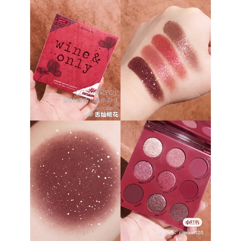 Bảng phấn mắt Colourpop - Wine & only