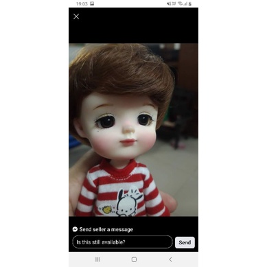 Búp bê bjd Ming và Mong smile da trắng hồng và da thường rc siêu xinh có sẵn